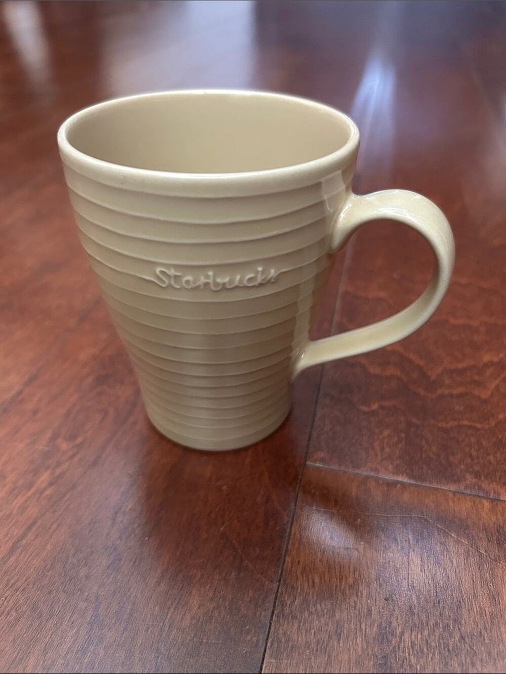 Starbucks Light Tan Ribbed Mug by Design House Stockholm